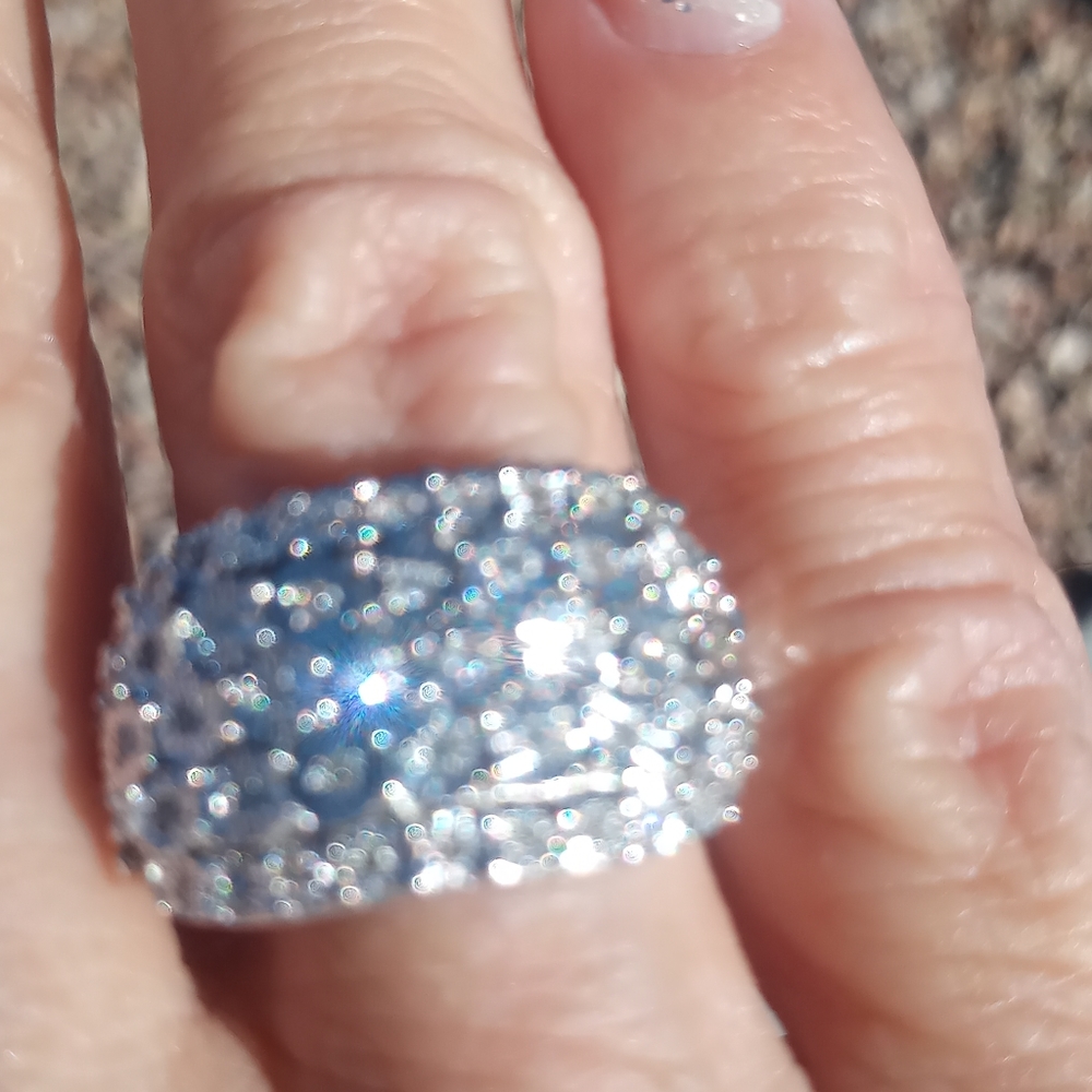 DIAMOND GENUINE REAL DIAMOND'S RING NWT - Picture 6 of 6